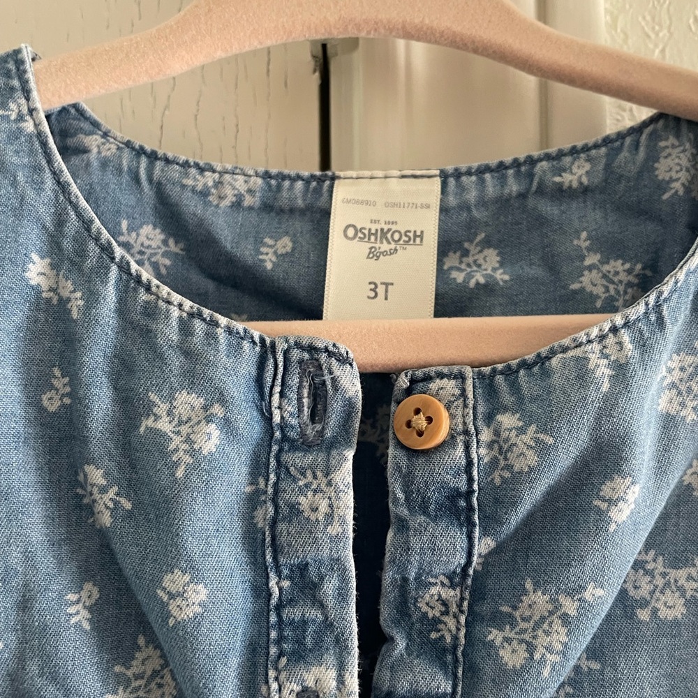 Blue Floral 3T dress - Picture 2 of 2